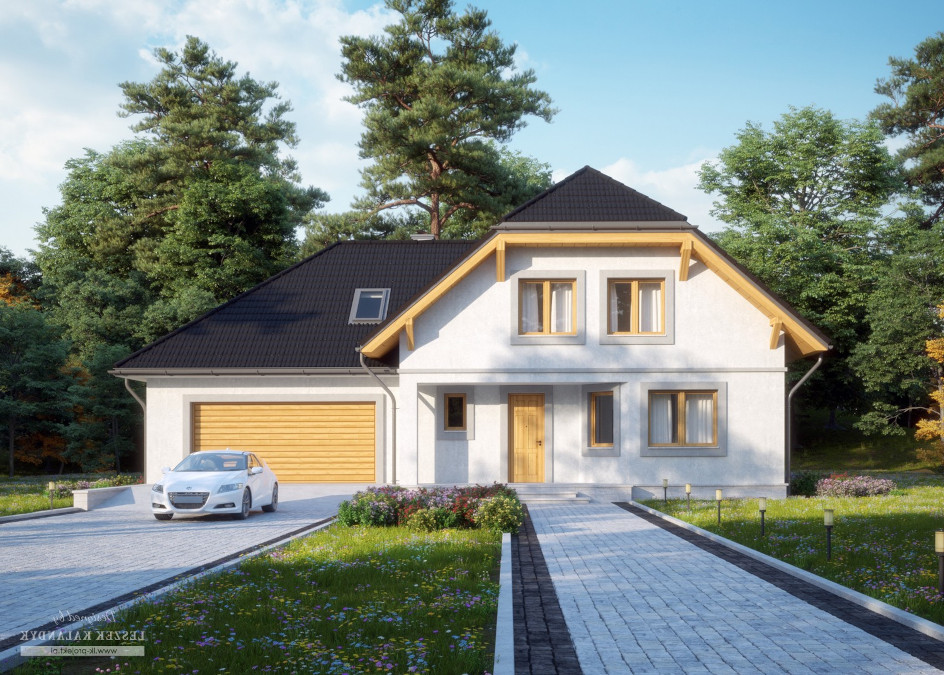 Budowa domu LK&676 (odbicie lustrzane) z New-House