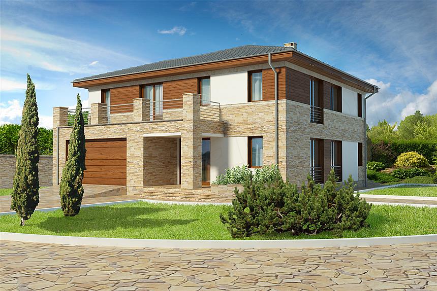 budowa domu Siena DCP213a - New-House