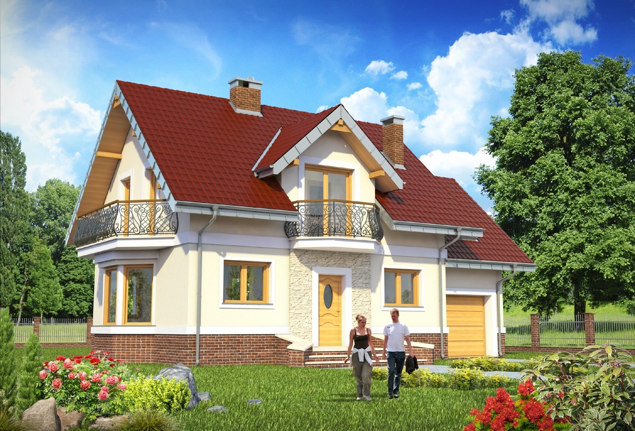 budowa domu Dario As (odbicie lustrzane) - New-House