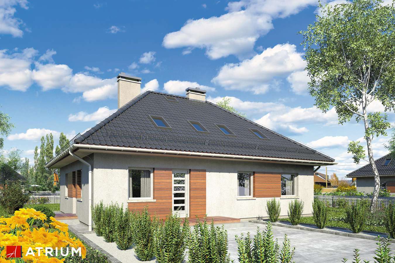 budowa domu Akacja II (odbicie lustrzane) - New-House