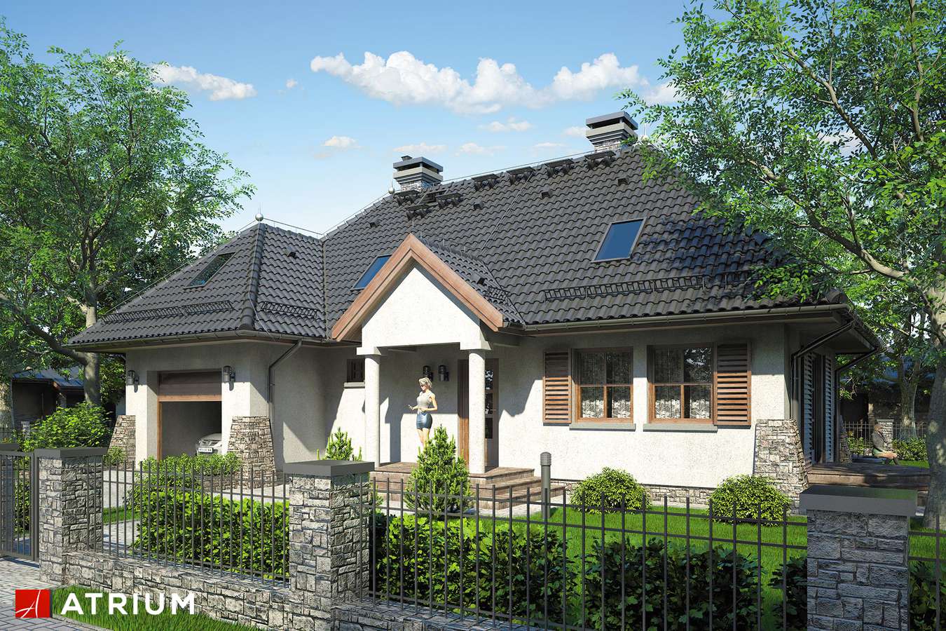 budowa domu Romantyk (odbicie lustrzane) - New-House