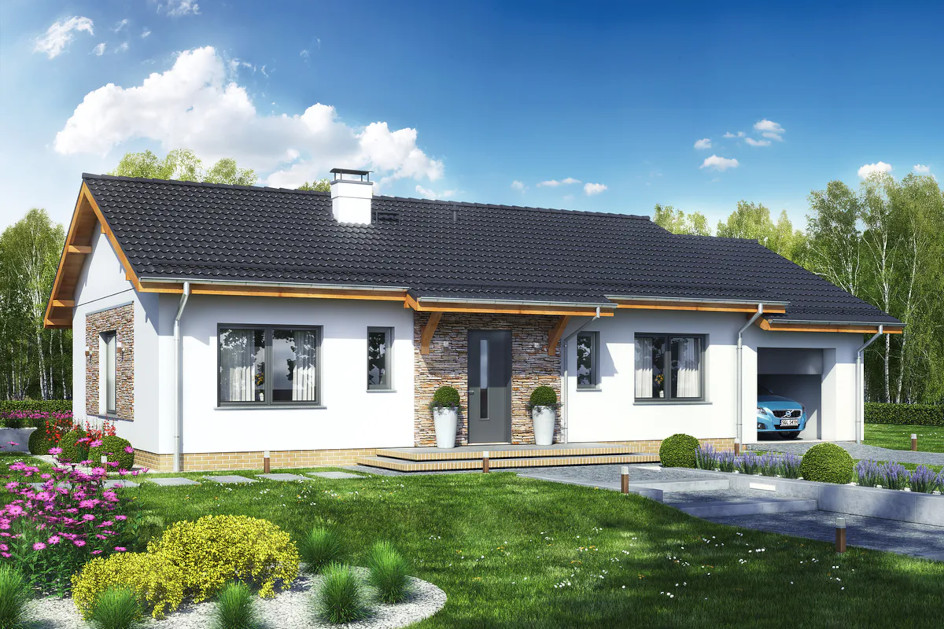 Budowa domu TERRIER 4 Z GARAŻEM z New-House