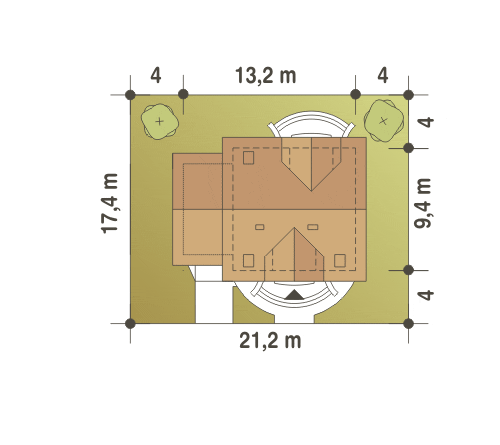 Szafir z garażem 1-st. [A] (odbicie lustrzane) - miniatura 12