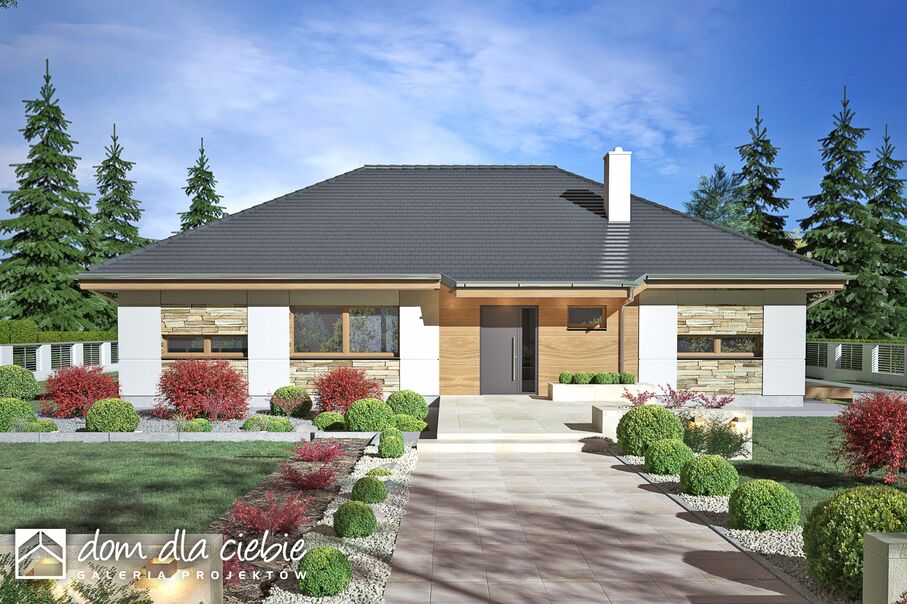 budowa domu Arnika bez garażu [B] - New-House