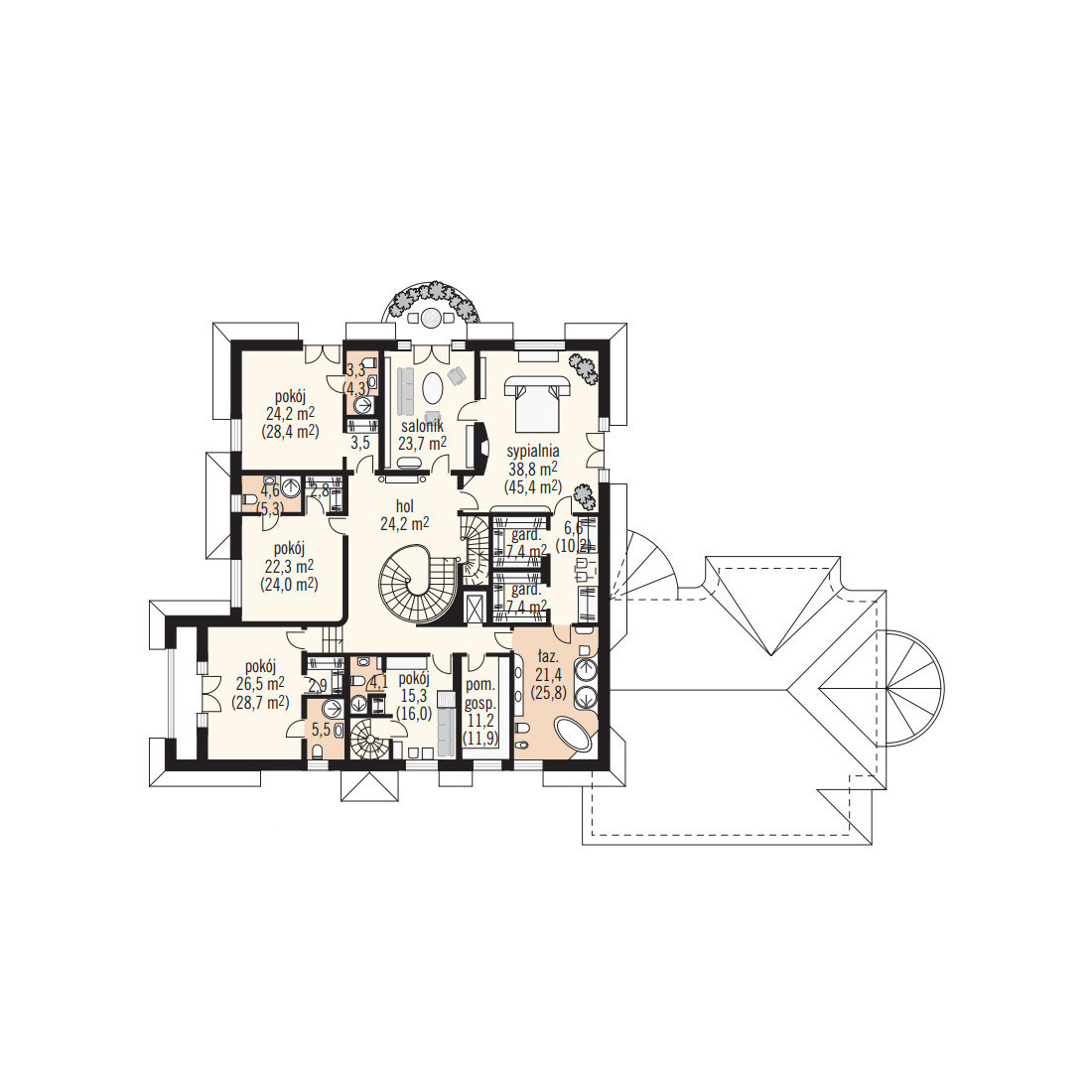 Xymena z basenem - miniatura 3