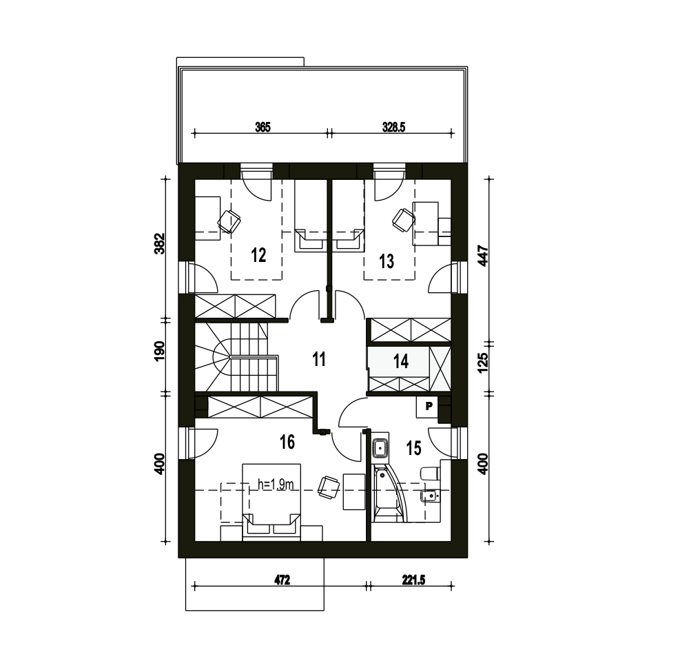 Makolągwa z garażem 1-st. [A] - miniatura 9