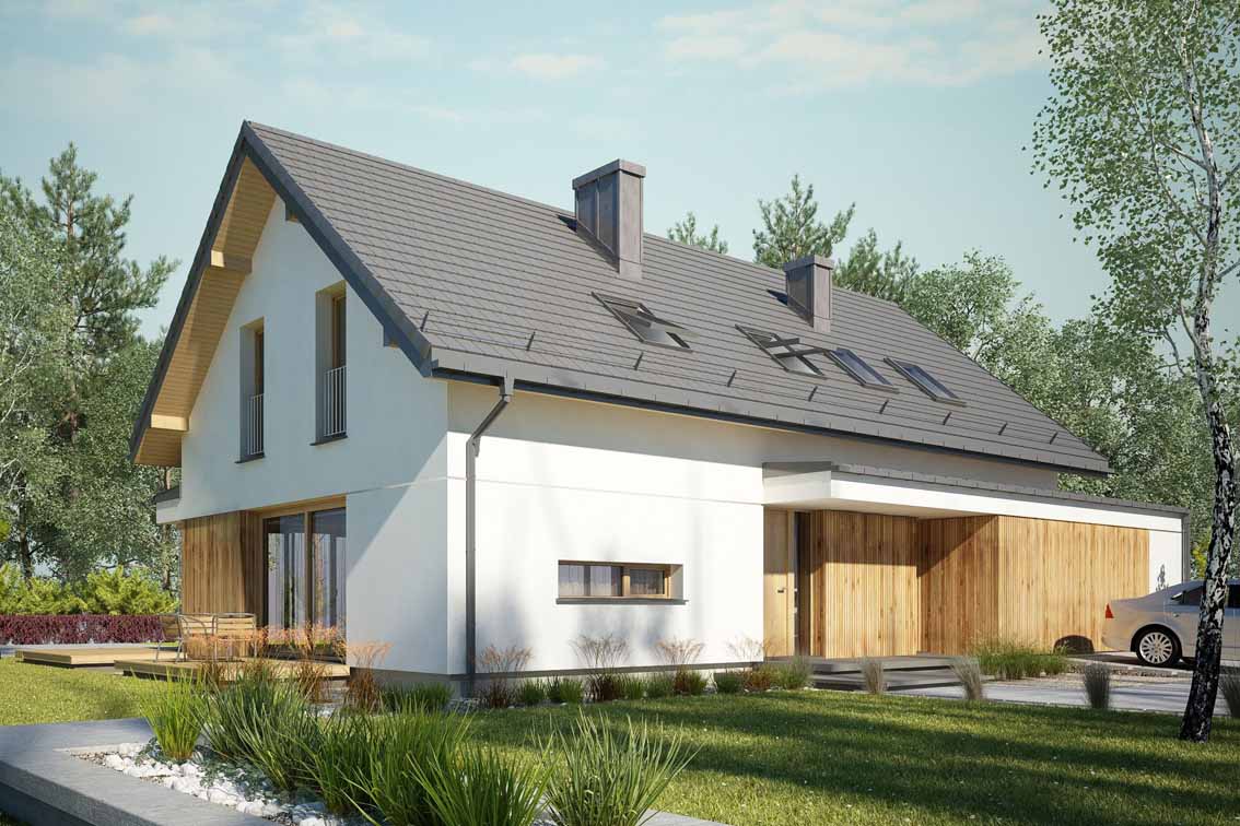 budowa domu Dla Aktywnych 2 (odbicie lustrzane)- New-House