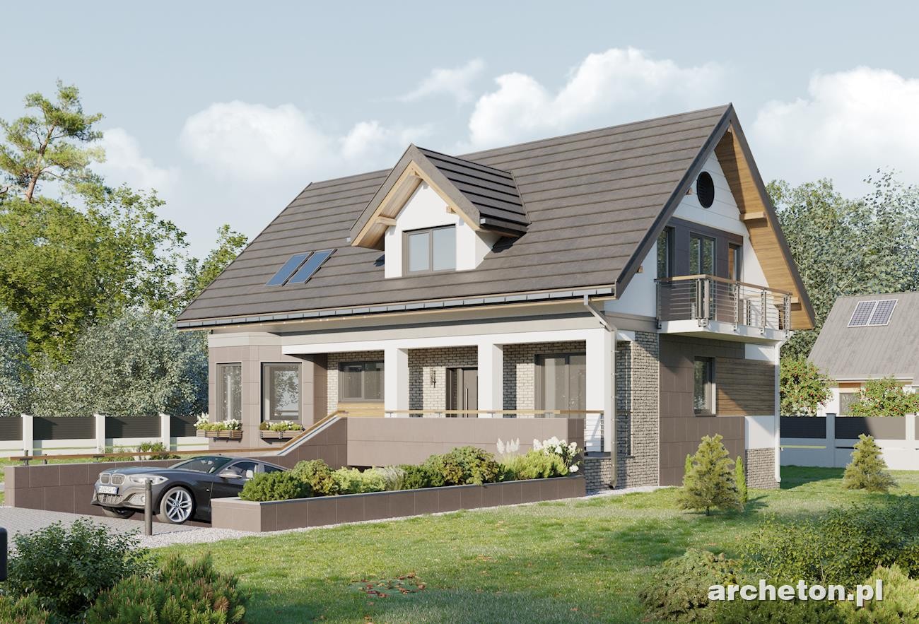 budowa domu Kaprys Polo (odbicie lustrzane) - New-House