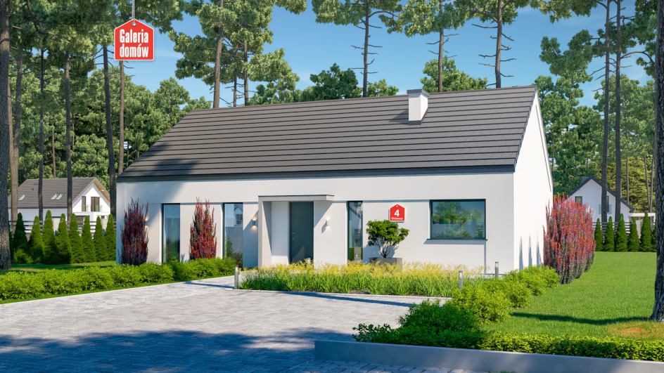 Budowa domu Dom przy Olchowej 4 (odbicie lustrzane) z New-House