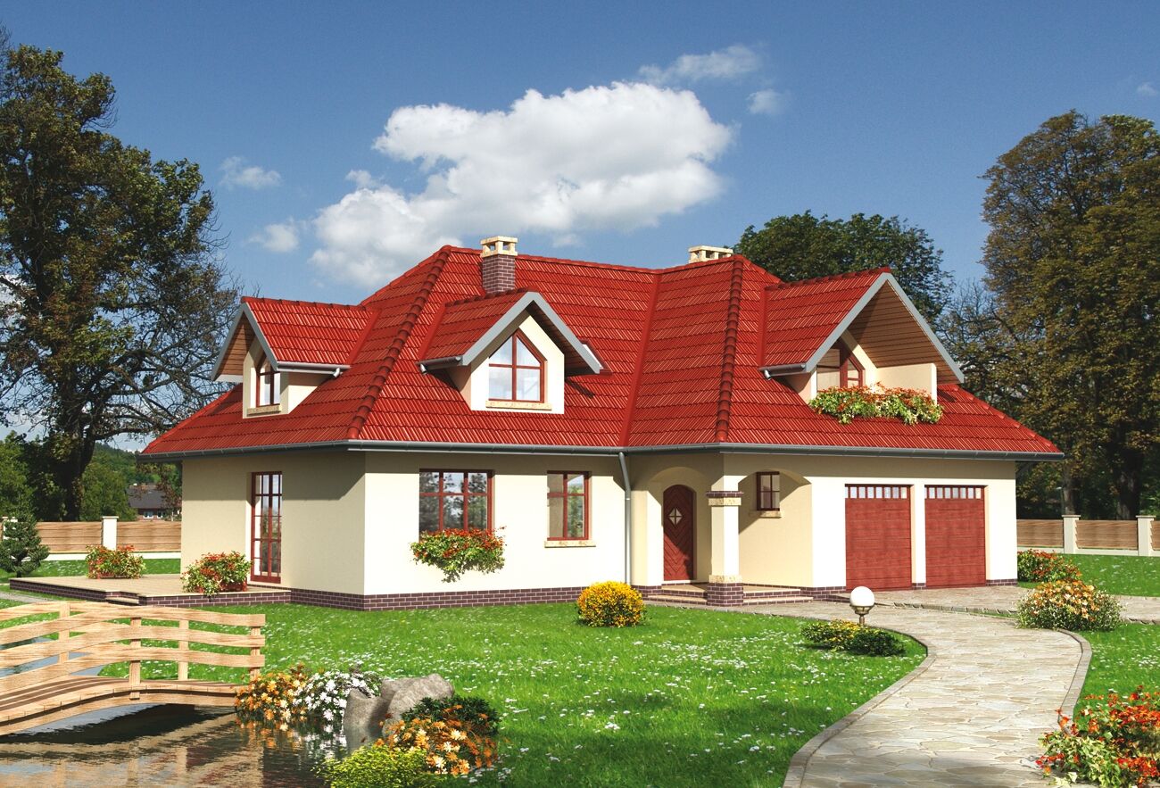 budowa domu Amber (odbicie lustrzane) - New-House