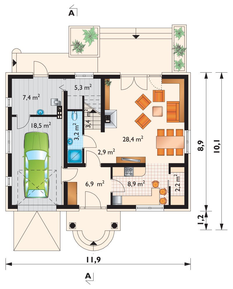 Skarbek Mini (odbicie lustrzane) - miniatura 4