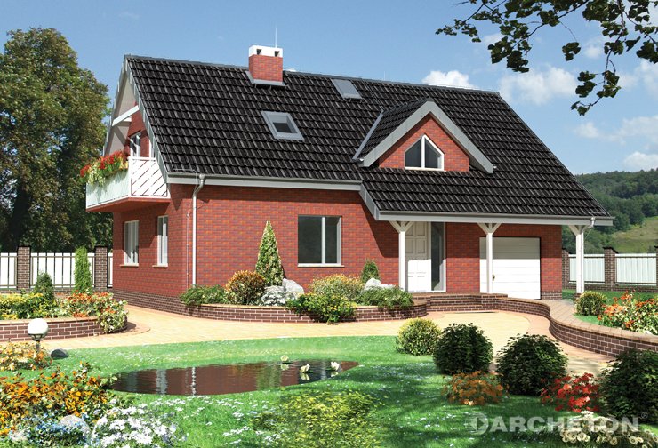 budowa domu Delta (odbicie lustrzane) - New-House