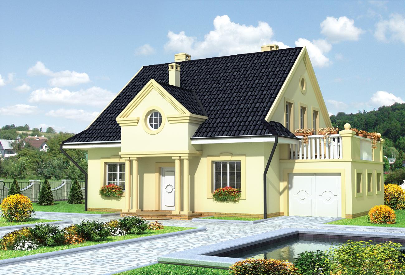 budowa domu Porfirion (odbicie lustrzane) - New-House