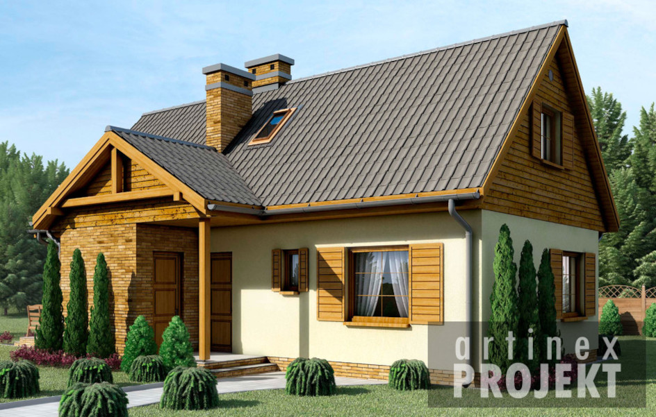Budowa domu D187A - Szymon A (odbicie lustrzane) z New-House
