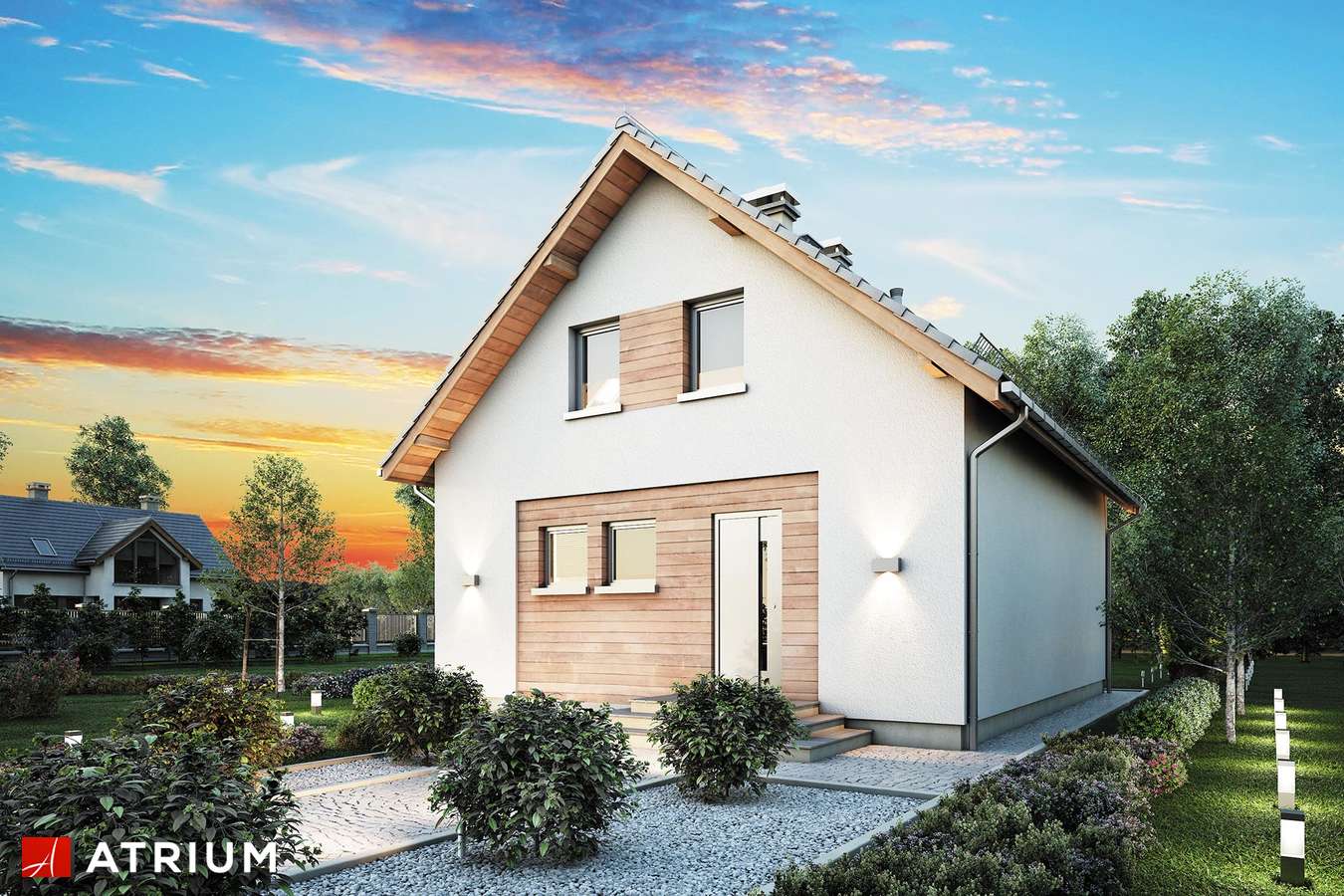 budowa domu Brawo odbicie lustrzane - New-House