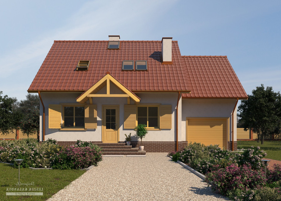 Budowa domu LK&665 (odbicie lustrzane) z New-House