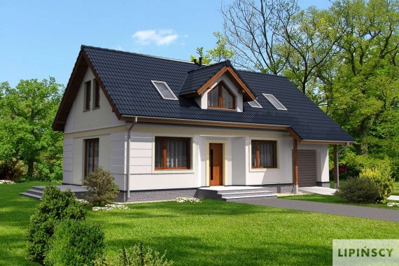 budowa domu Bergen IV LMP90c - New-House