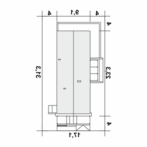 Carmine z garażem 1-st. [A] (odbicie lustrzane) - miniatura 9