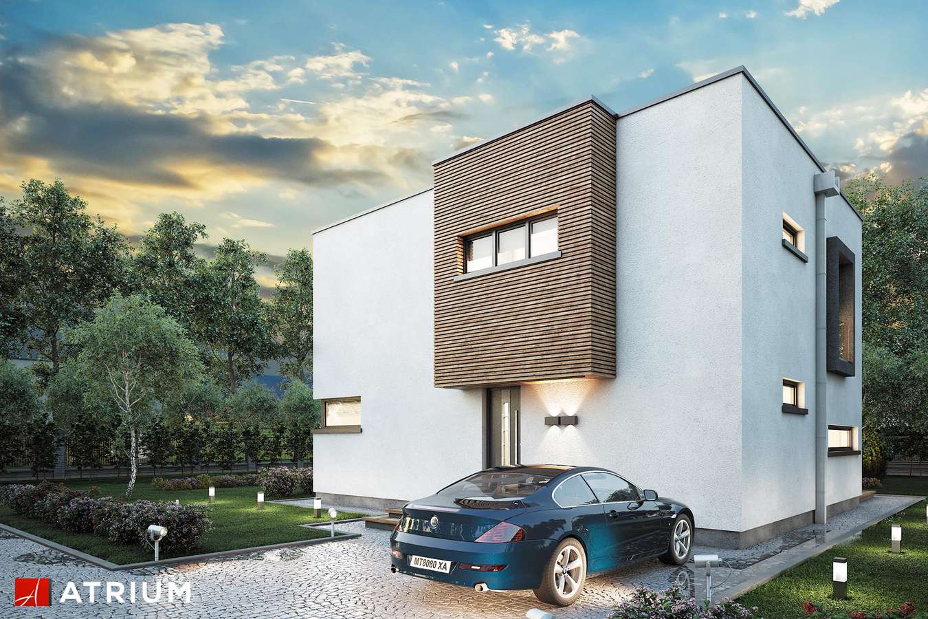 budowa domu Qubus (odbicie lustrzane) - New-House