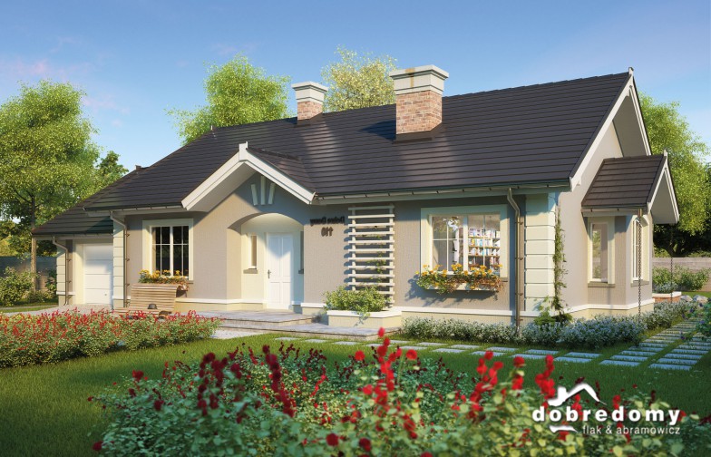 budowa domu Rozalinda odbicie lustrzane - New-House