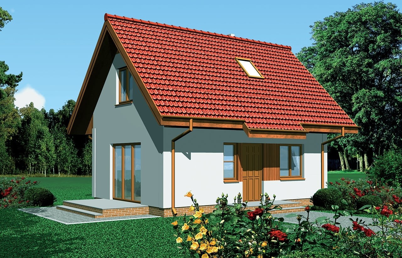 budowa domu - Sosenka (odbicie lustrzane) - New-House