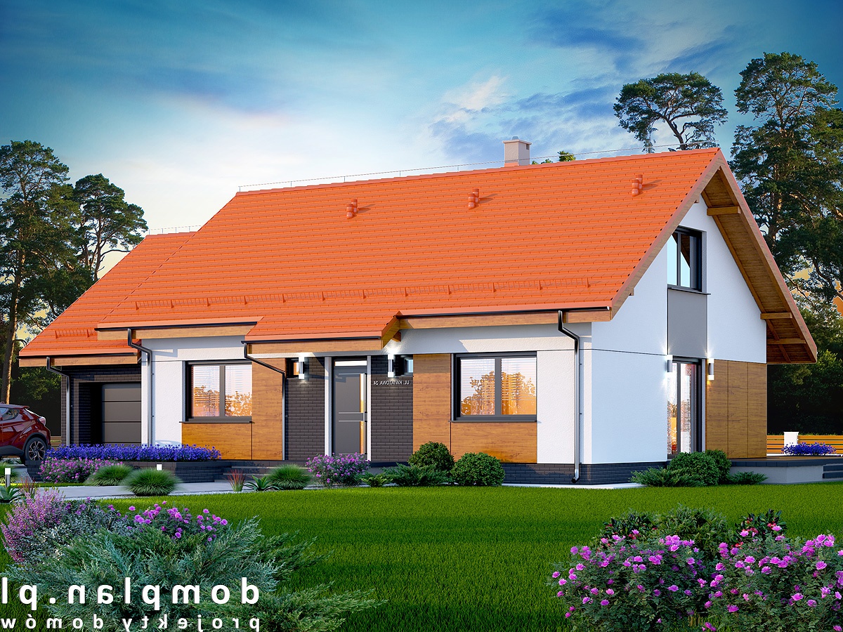 budowa domu SANTIA BIS 1M (Odbicie lustrzane) - New-House