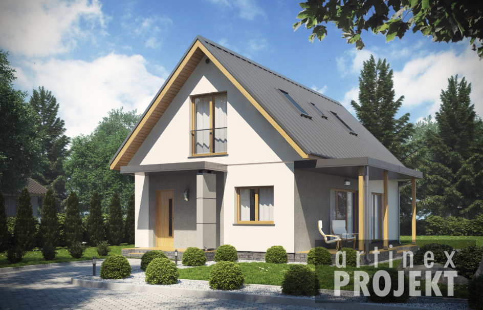 Budowa domu D182A (odbicie lustrzane) z New-House