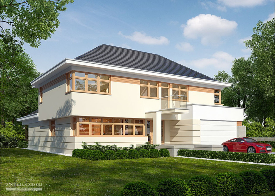 Budowa domu LK&624 (odbicie lustrzane) z New-House