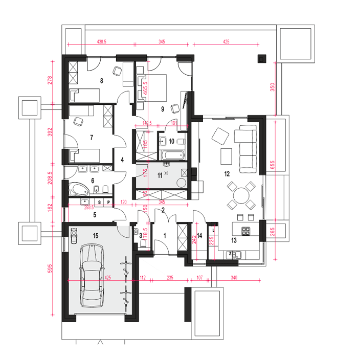 Klara IV z garażem 1-st. [A] - miniatura 8