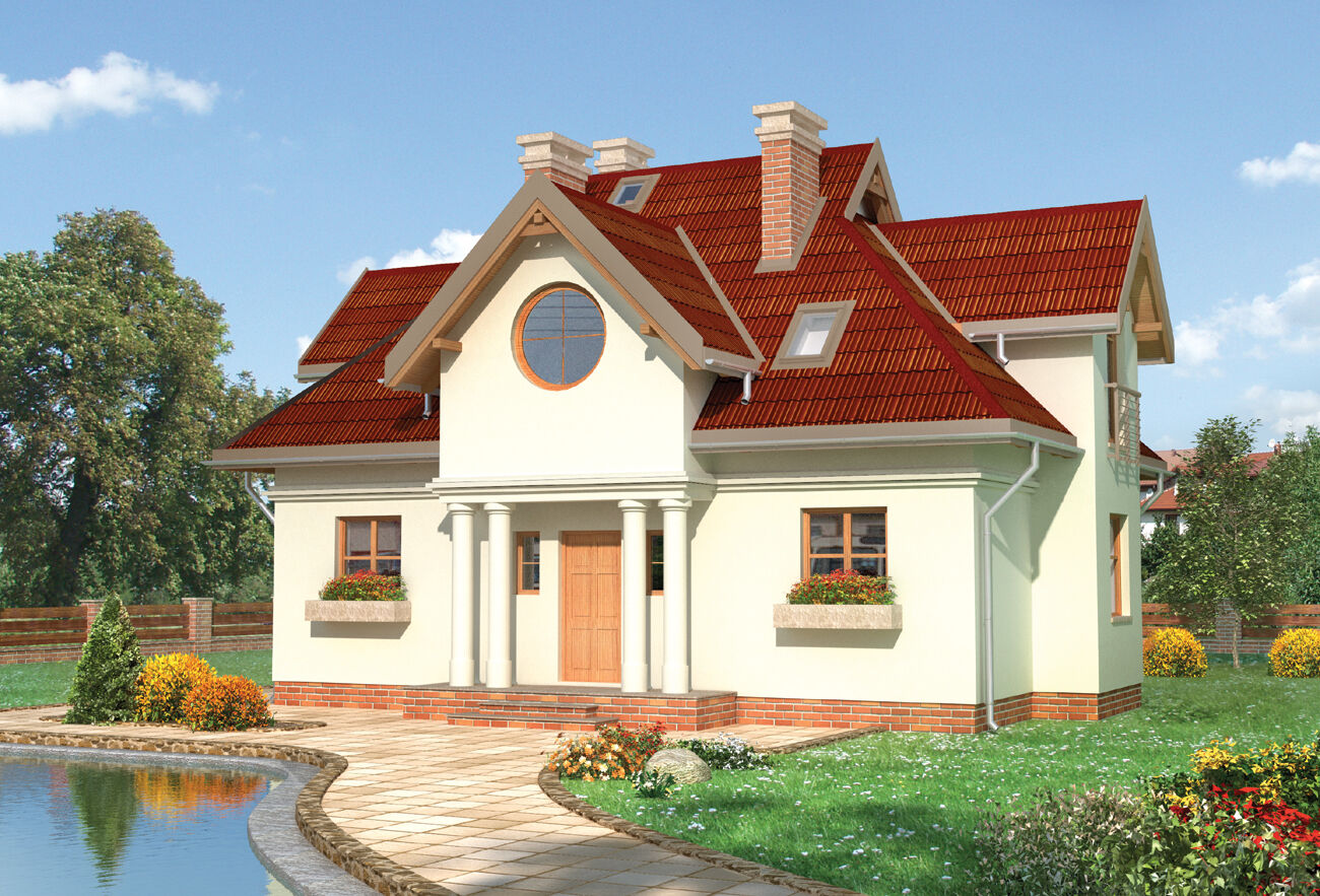 budowa domu Poraj (odbicie lustrzane) - New-House