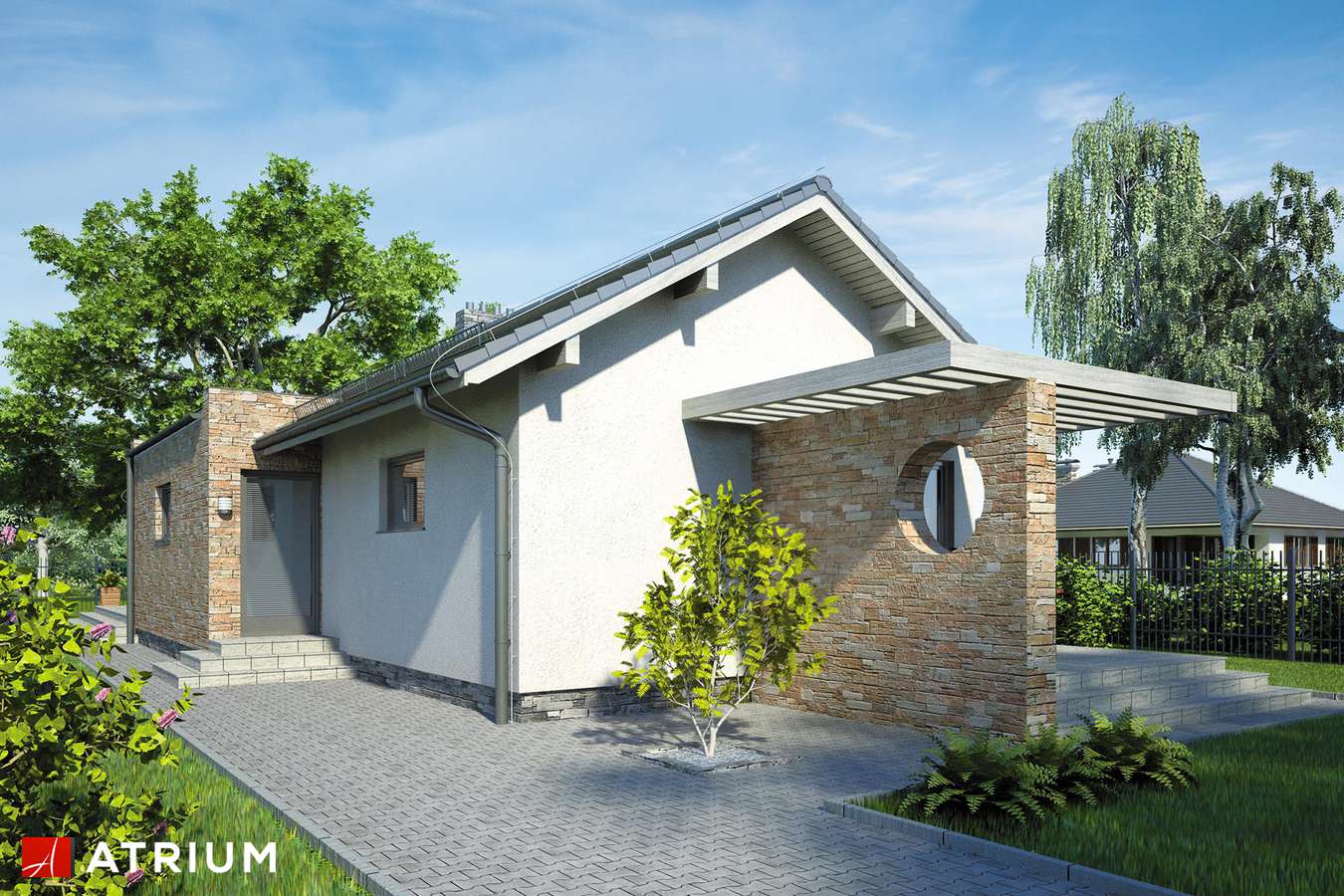 budowa domu Neptun odbicie lustrzane - New-House