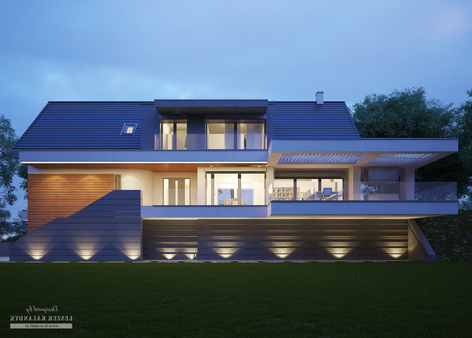 Budowa domu LK&1245 (odbicie lustrzane) z New-House