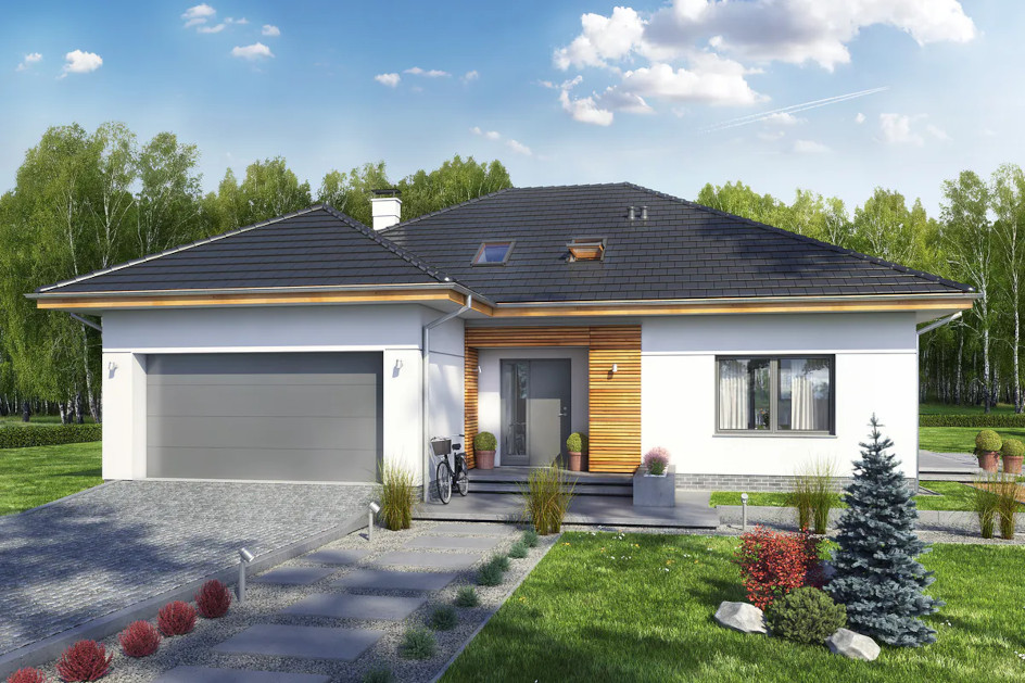 Budowa domu HEROS Z GARAŻEM 2 ST. z New-House
