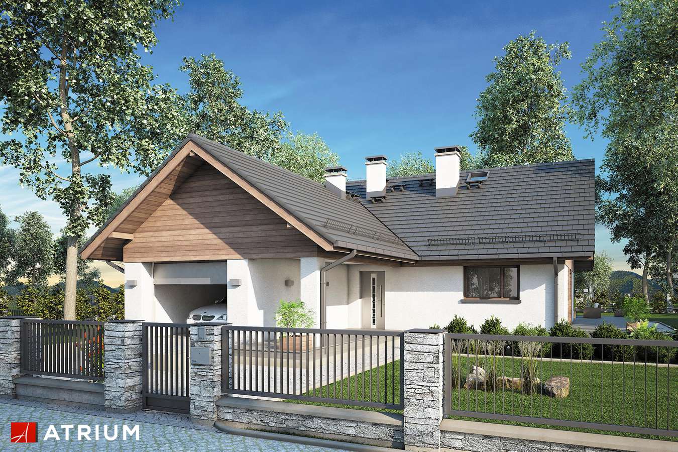 budowa domu Oxford II (odbicie lustrzane) - New-House