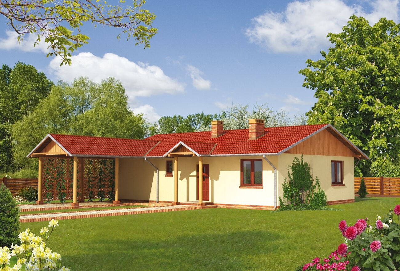 budowa domu Domino (odbicie lustrzane) - New-House