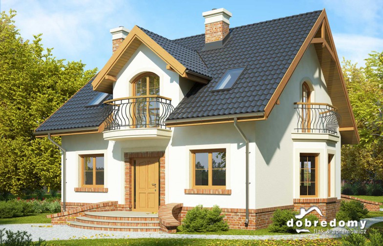 budowa domu Atreusz Mały III odbicie lustrzane - New-House