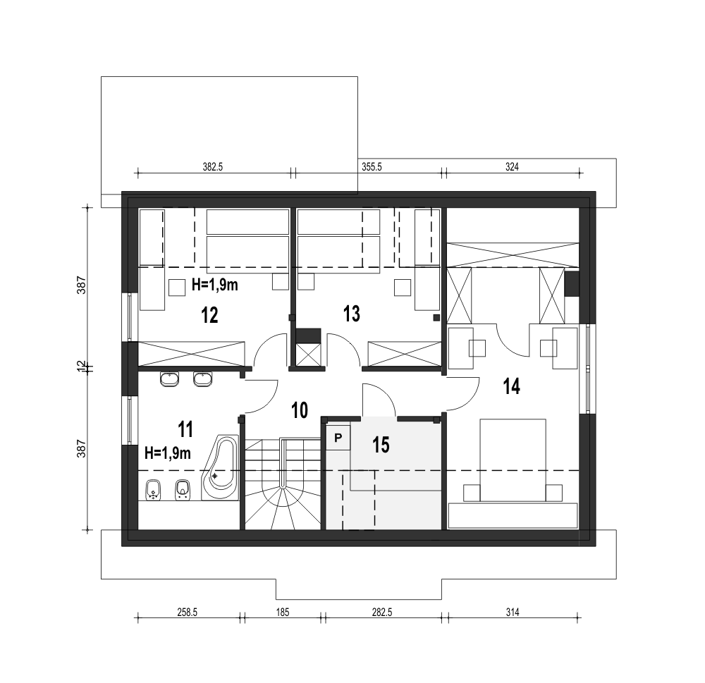 Inka IV z garażem 1-st. [A] - miniatura 10