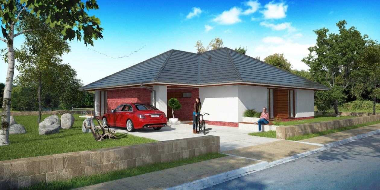 budowa domu Validus I P (Odbicie lustrzane) - New-House