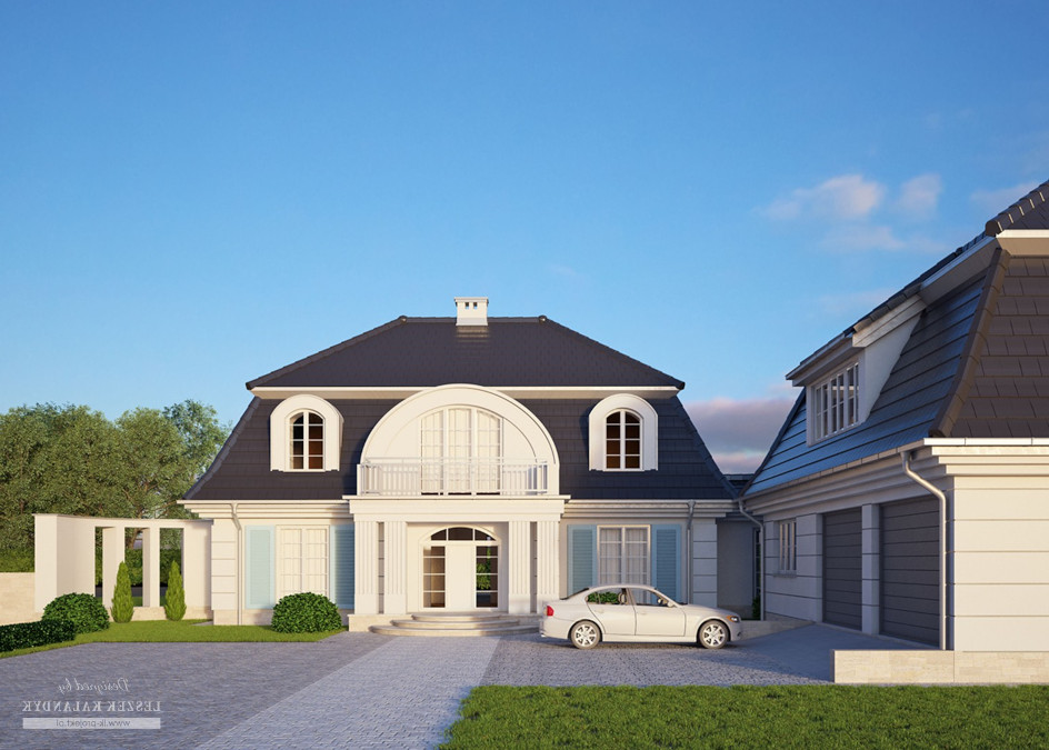 Budowa domu LK&1171 (odbicie lustrzane) z New-House