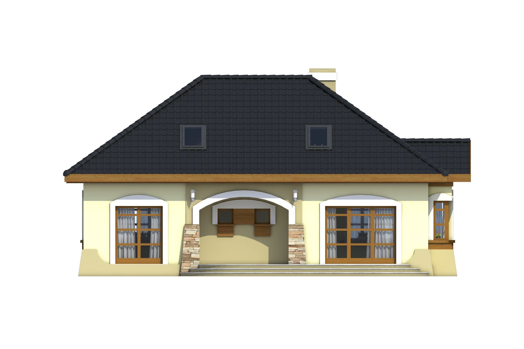 Amelia z garażem 1-st. [A] (odbicie lustrzane) - miniatura 5