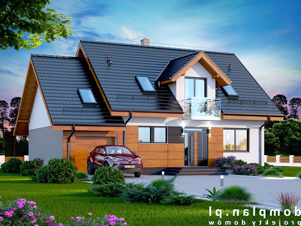 budowa domu ALANDRA (Odbicie lustrzane) - New-House