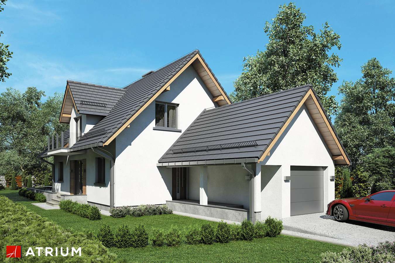budowa domu Rumianek II (odbicie lustrzane) - New-House