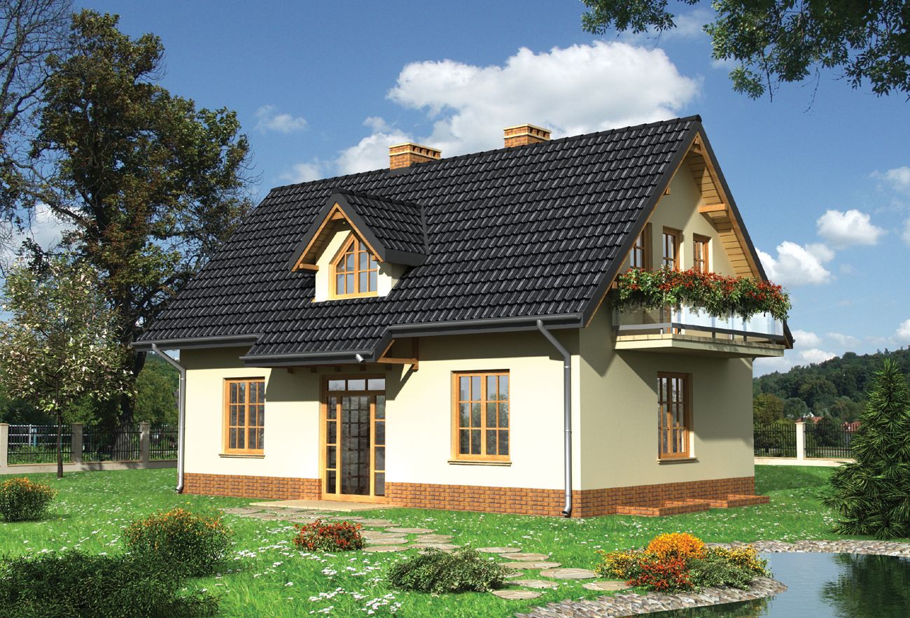 budowa domu Cymes (odbicie lustrzane) - New-House