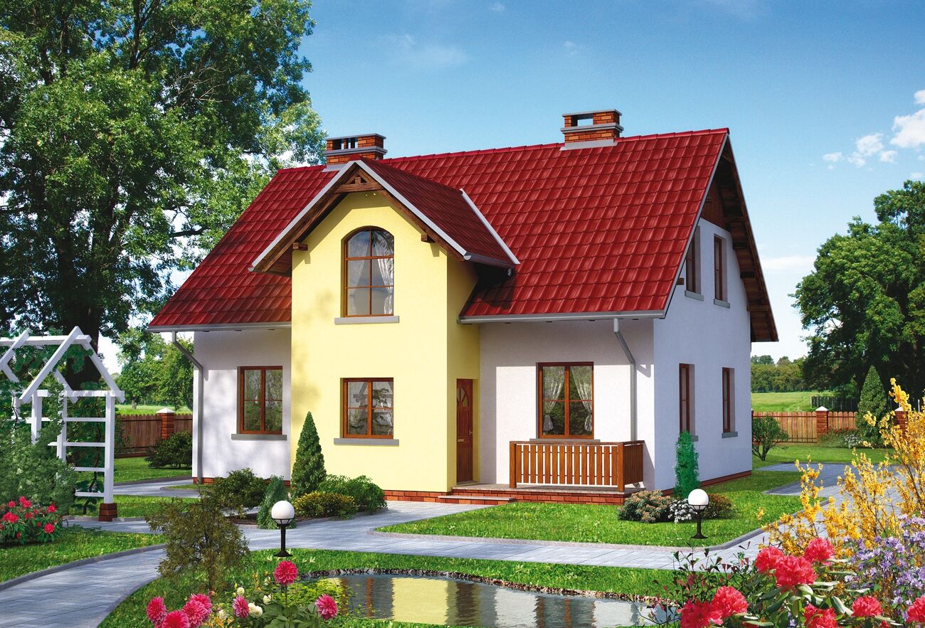 budowa domu Cymelia (odbicie lustrzane) - New-House