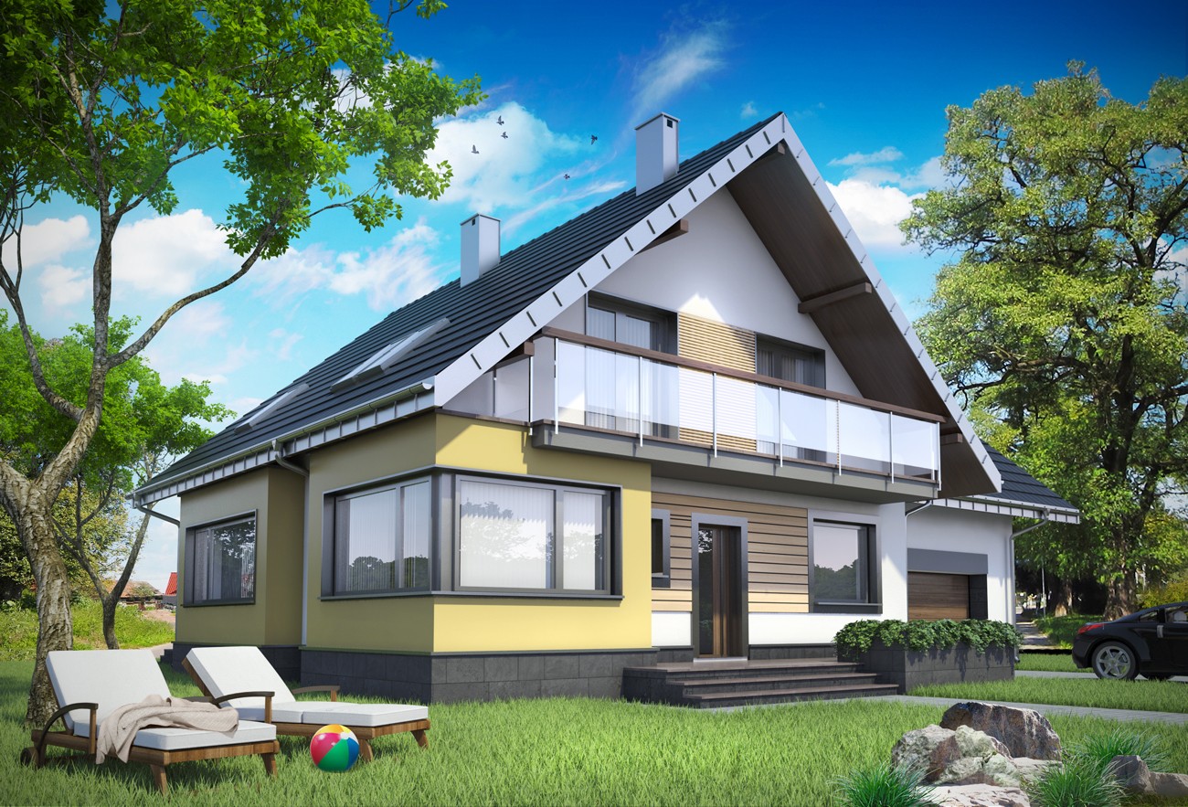 budowa domu Karina (odbicie lustrzane) - New-House