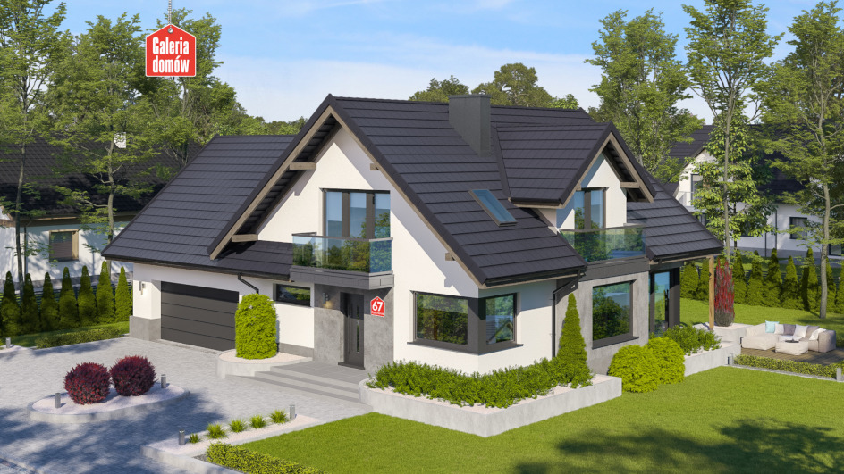 Budowa domu Dom przy Cyprysowej 67 (odbicie lustrzane) z New-House