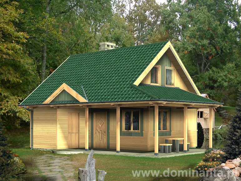 budowa domu Skrzat (letniskowy) (Odbicie lustrzane) - New-House
