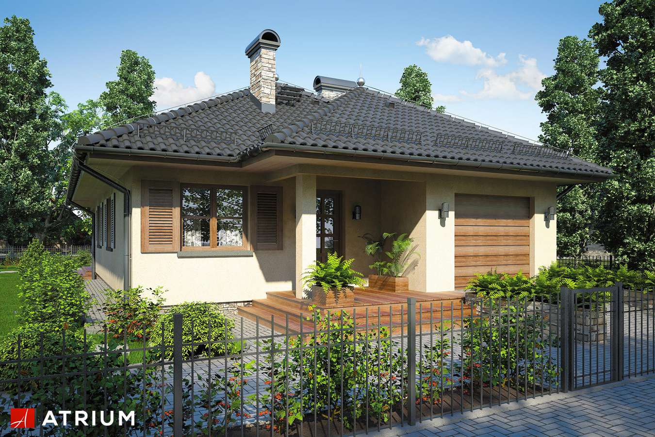 budowa domu Sfinks odbicie lustrzane - New-House
