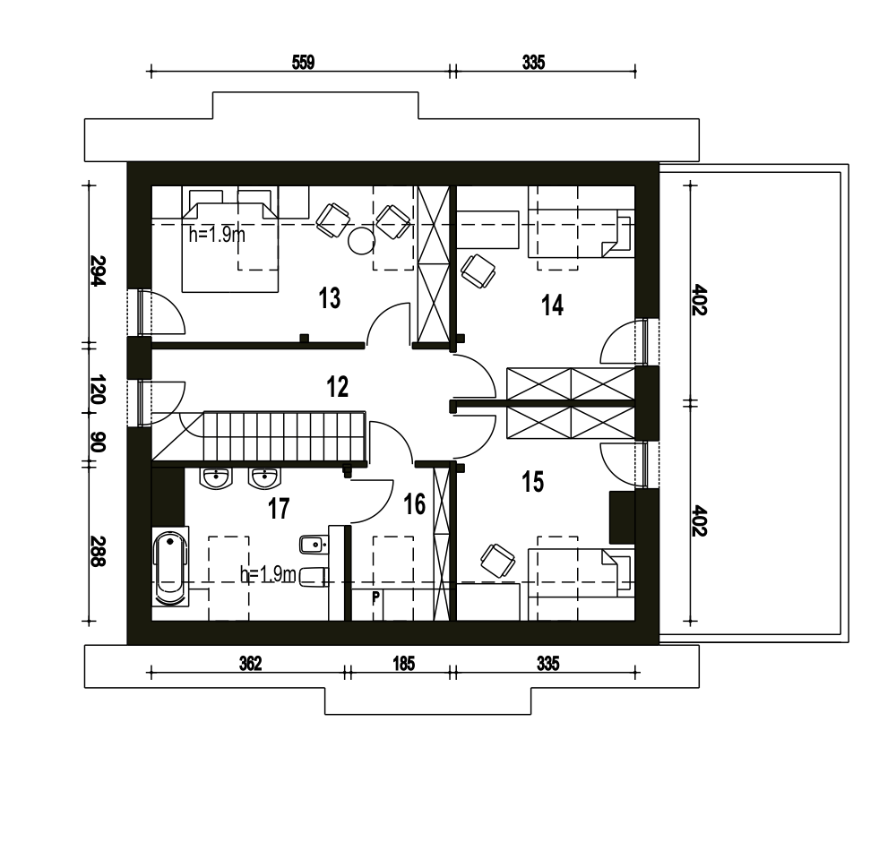 Sosnówka II z garażem 1-st. [A] - miniatura 9