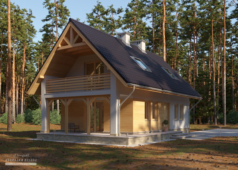 Budowa domu LK&822 (odbicie lustrzane) z New-House